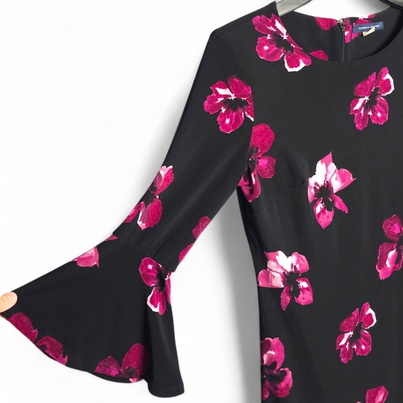 Tommy Hilfiger Black Dress with Pink Floral Design - Picture 3 of 6